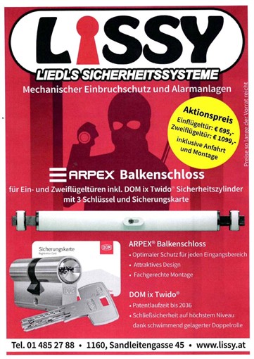 Bild zu Newsbeitrag Balkenschlösser, Panzerriegel, Stangenschlösser
