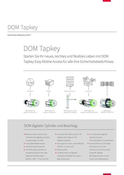 Bild zu Produktseite Elektronische Zylinder, Schlösser und Beschläge