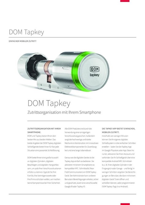 Bild zu Produktseite Elektronische Zylinder, Schlösser und Beschläge